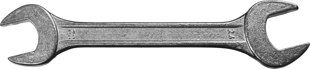 Рожковый гаечный ключ 22 x 24 мм, СИБИН 27014-22-24 - фото
