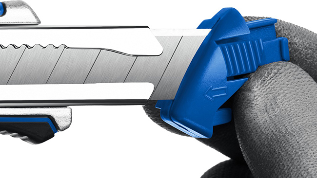 Нож Титан-В с сегментированным лезвием 18 мм и винтовым фиксатором ЗУБР Профессионал 09178 - особенности