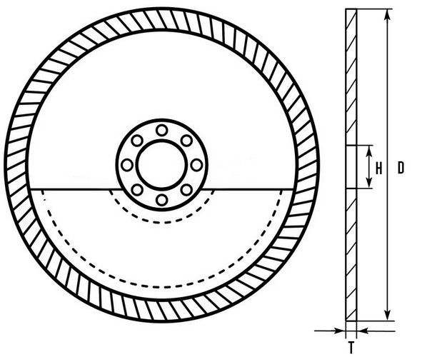 диск турбированный схема