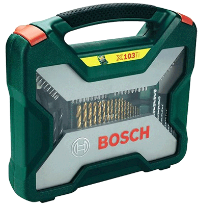 Набор принадлежностей Bosch X-Line Titanium 103 предмета (2607019331)