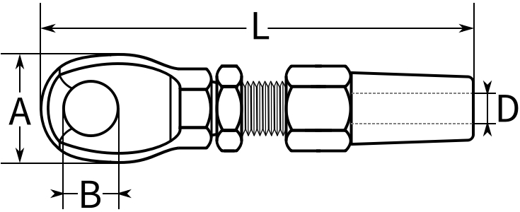 Цанговый зажим с кольцом 8403 схема