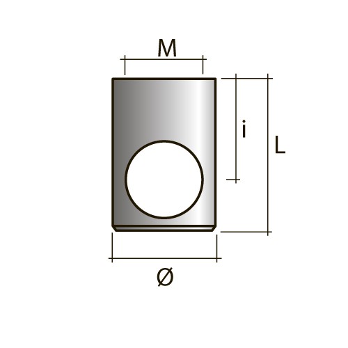Стяжка коническая D15 для плит толщиной от 25 мм