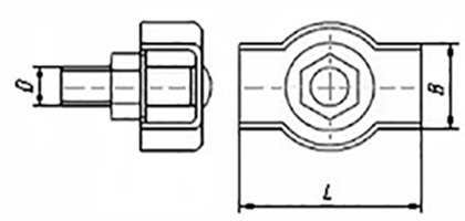 Схема зажима троса simplex