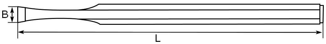 Схема размеров крейцмейселя