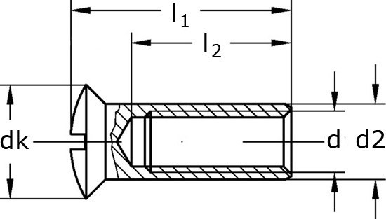Стяжная мебельная гайка-муфта (арт. 9021) - чертеж, схема