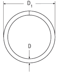 Ограничительное кольцо M8155, нержавеющая сталь А4