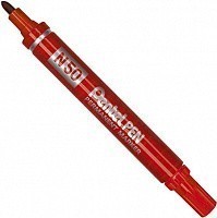 Перманентный ударопрочный маркер Pen N50-B, 2 мм, красный