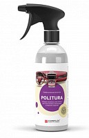 Матовый полироль-очиститель для пластиковых, виниловых и кожаных изделий Complex Politura 0,5 л