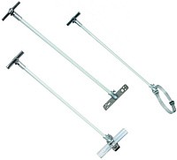 Дистанционные держатели проводников и стержней DEHNiso с хомутом для труб, ленточным хомутом и фиксирующей пластиной, DIN 62561-8 DEHN