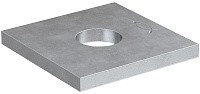 Пластина соединительная для монтажных шин FFF 1 Fischer 547506, горячеоцинкованная сталь