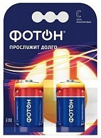 Батарейки ФОТОН LR14 КP2 (2 шт)