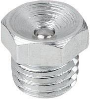 Пресс-масленка DIN 3405 form A прямая шестигранная, оцинкованная сталь