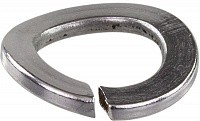Шайба пружинная М10 DIN 128 форма B (волнистая), нержавеющая сталь 1.4310