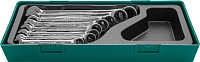 Набор ключей гаечных комбинированных трещоточных в ложементе, 8-19 мм, 8 предметов Jonnesway W45308S