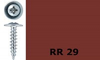 Саморез-клоп острый 4,2х32 окрашенный, RR 29 (красный)