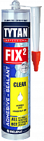 Клей-герметик 290 мл TYTAN Professional Fix² Clear 73914 прозрачный