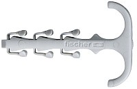 Скоба двухсторонняя для труб и кабелей Fischer SF plus ZS 18 048161, нейлон