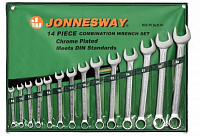 Набор ключей гаечных комбинированных в сумке, 10-32 мм, 14 предметов Jonnesway W26114S