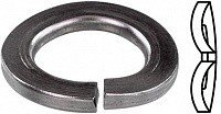 Шайба пружинная (гровер) DIN 128 форма А (изогнутая), нержавеющая сталь 1.4310