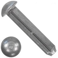 Штифт цилиндрический 1,4х4 мм DIN 1476 form A с полукруглой головкой, сталь без покрытия