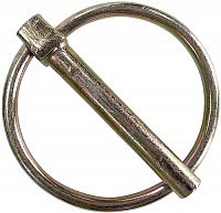 Шплинт быстросъемный с кольцом DIN 11023, оцинкованная сталь