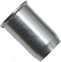 Резьбовая заклепка М6 с уменьшенным бортиком, алюминий