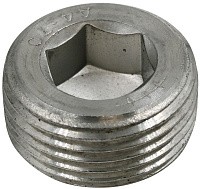 Пробка (заглушка) М8х1 DIN 906, нержавеющая сталь А4