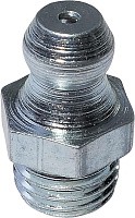 Пресс-масленка прямая DIN 71412 с конической головкой и метрической резьбой, оцинкованная сталь