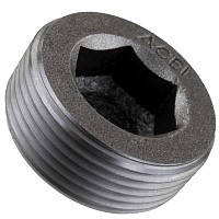 Пробка (заглушка) резьбовая DIN 906, сталь без покрытия