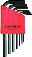 Набор шестигранных ключей 7 шт (1,5 - 6 мм) Bondhus ProGuard 12292