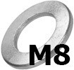 Шайбы М8